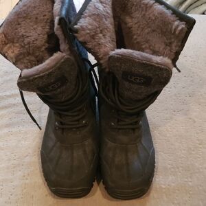 UGG Charcoal Gray Winter Boots